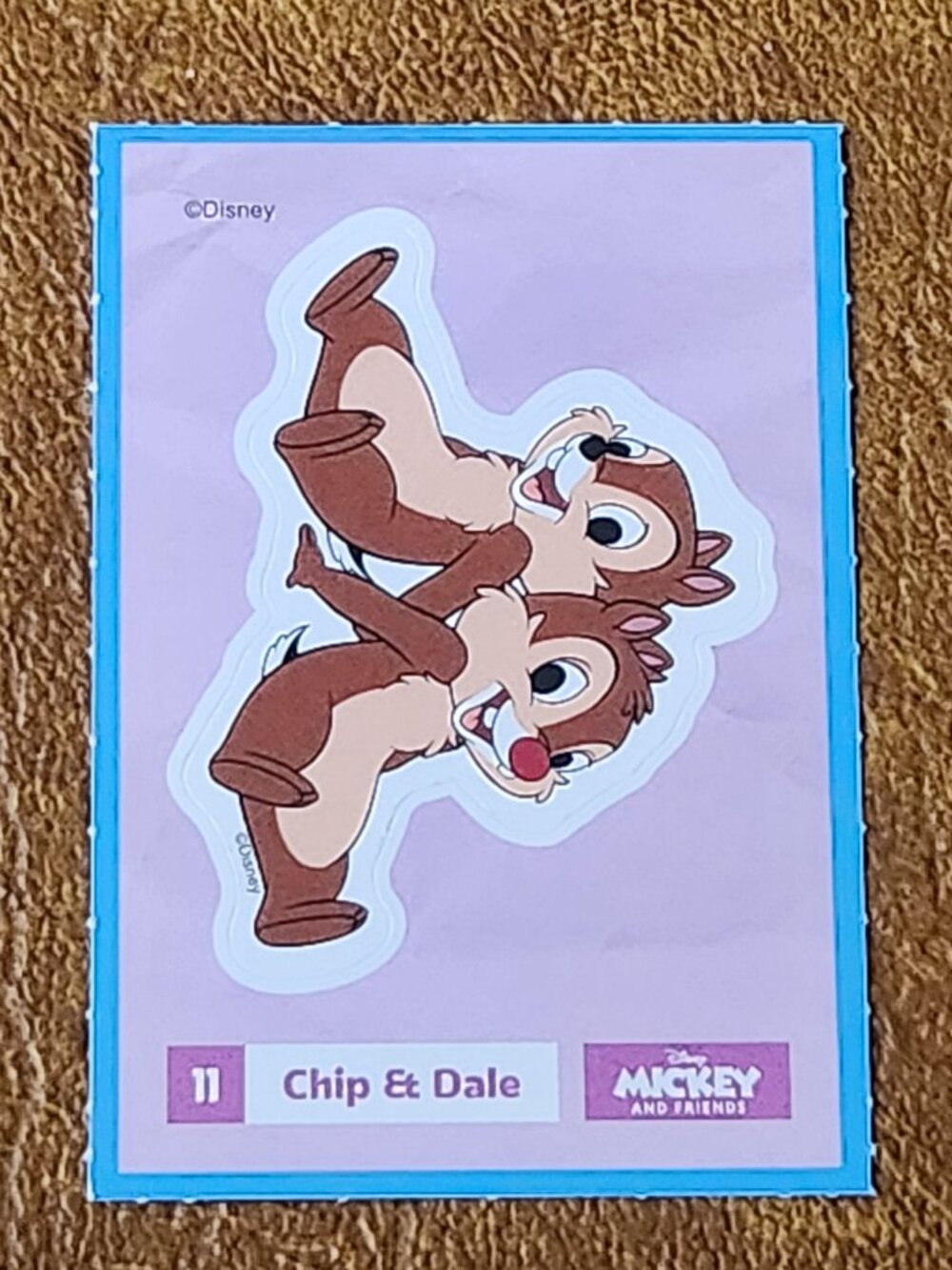 Loblaws Disney Stickers - 11 Chip and Dale - MAKE A BUNDLE!!
